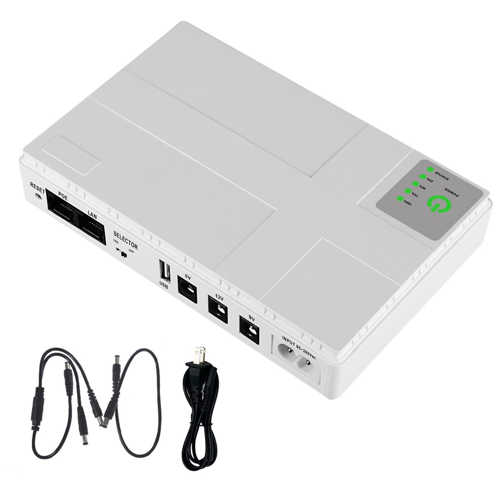 Mini Ups Nexgen Mini Router UPS 10400 mAh 5V 9V 12V 2A Battery Backup Portable ...